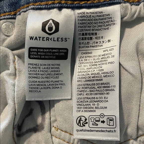 Levi's Men 505 Straight Leg Relaxed Fit Jeans Outdoor Causal High Waist - Picture 7 of 14